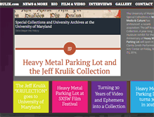 Tablet Screenshot of jeffkrulik.com